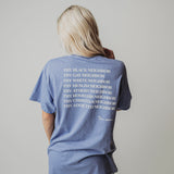 violet love thy neighbor tee